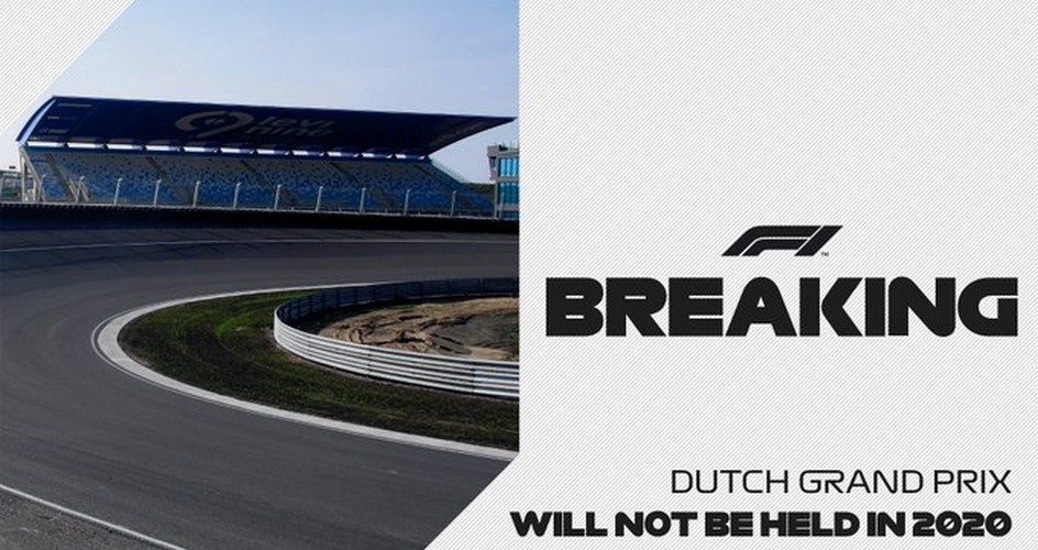 F1: Ακυρώθηκε και το Grand Prix Ολλανδίας