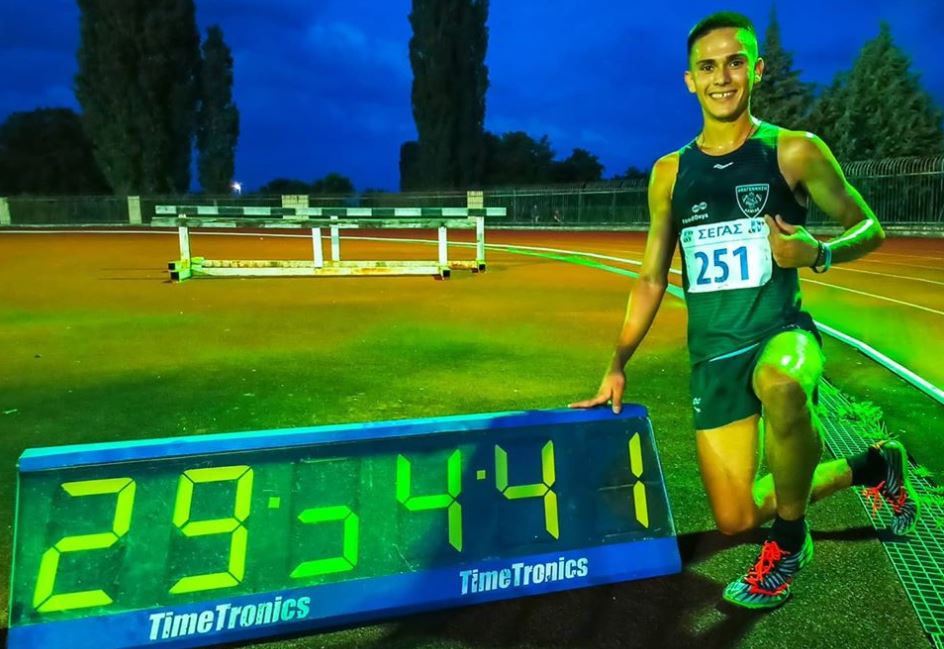 Πρωταθλητής Ελλάδας στα 10000 μέτρα ο Μάριος Αναγνώστου