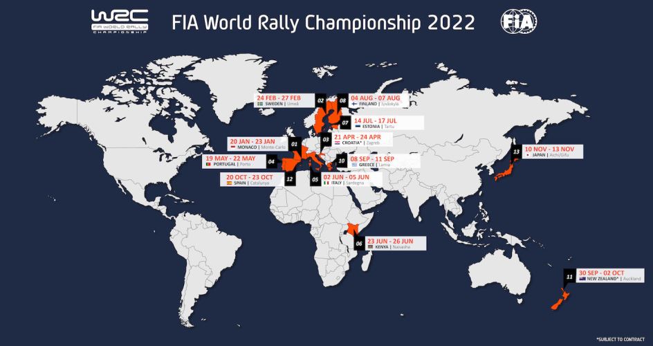 WRC: 8-11 Σεπτεμβρίου το Ράλλυ Ακρόπολις για το 2022