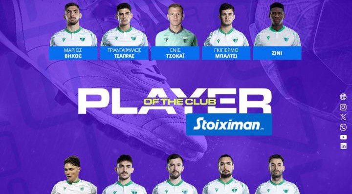 Λεβαδειακός: Ψηφίστε τον “Stoiximan Player of the Club”