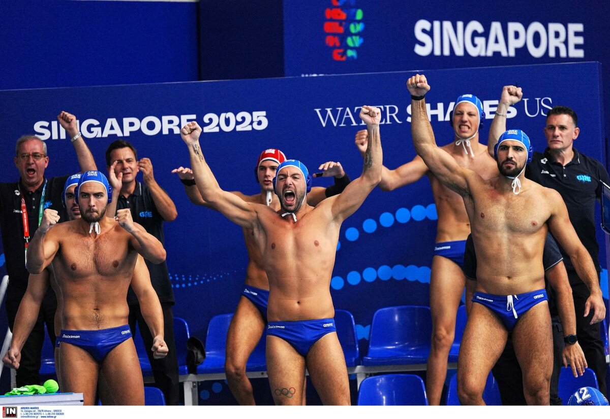 Χάλκινο μετάλλιο για την εθνική πόλο ανδρών στη Σιγκαπούρη