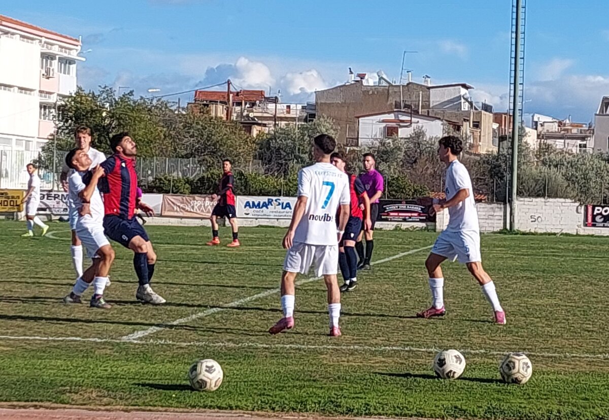 Αμαρυνθιακός – Κάρυστος 1-1: Το Ευβοϊκό ντέρμπι κρίθηκε από την άσπρη βούλα