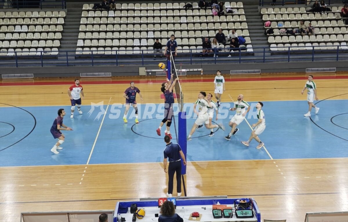 Β’ Εθνική βόλλεϋ ανδρών: Πρώτη ήττα για τη Φθία Λαμίας