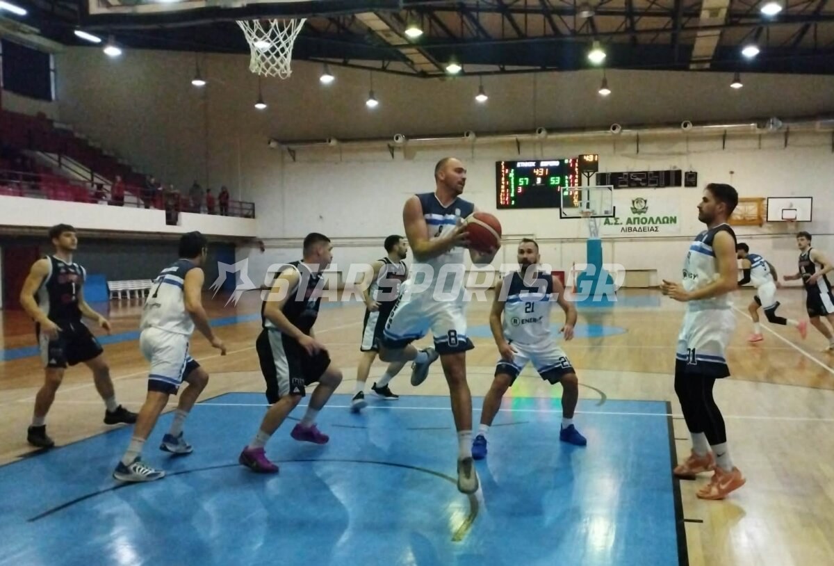 Πήρε το ντέρμπι ο Εθνικός Λιβαδειάς, 93-85 τον Έσπερο Λαμίας