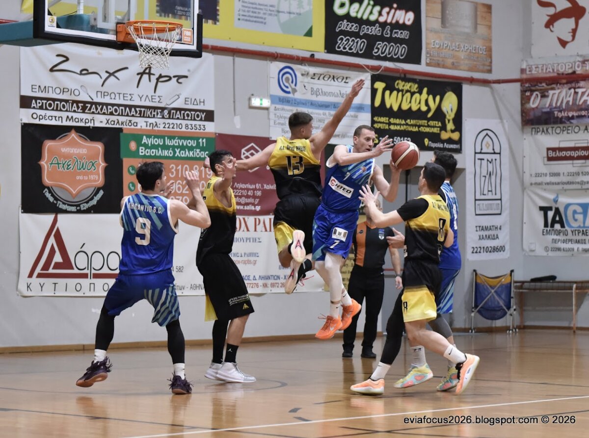 ΠΑΕ Ληλαντίων-Άρης Θήβας 69-57 (video)