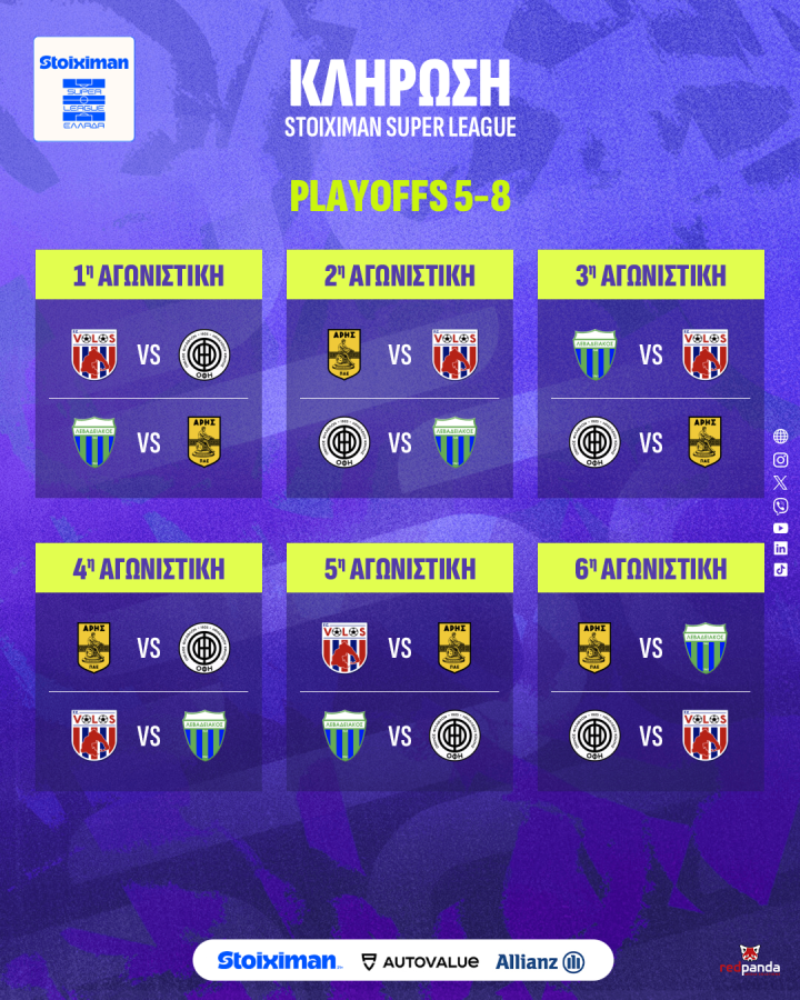 Λεβαδειακός: Με Αρη εντός έδρας στην πρεμιέρα των play offs “5-8”!