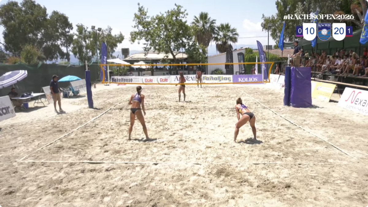 Raches Open 2026: Τσοπούλου/Καλαμαρίδου-Κουκουδίτσκα/Ζαφειρίου το ζευγάρι του τελικού στις γυναίκες